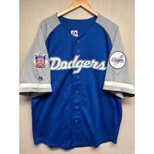 Los Angeles Dodgers Majestic Baseball Jersey Mens Blue #38 Eric Gagné NWOT Gagne